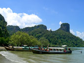 หาดไร่เลย์ หาดไร่เลย์ตะวันออก อ่าวไร่เลย์ตะวันออก อ.เมือง จ.กระบี่ 